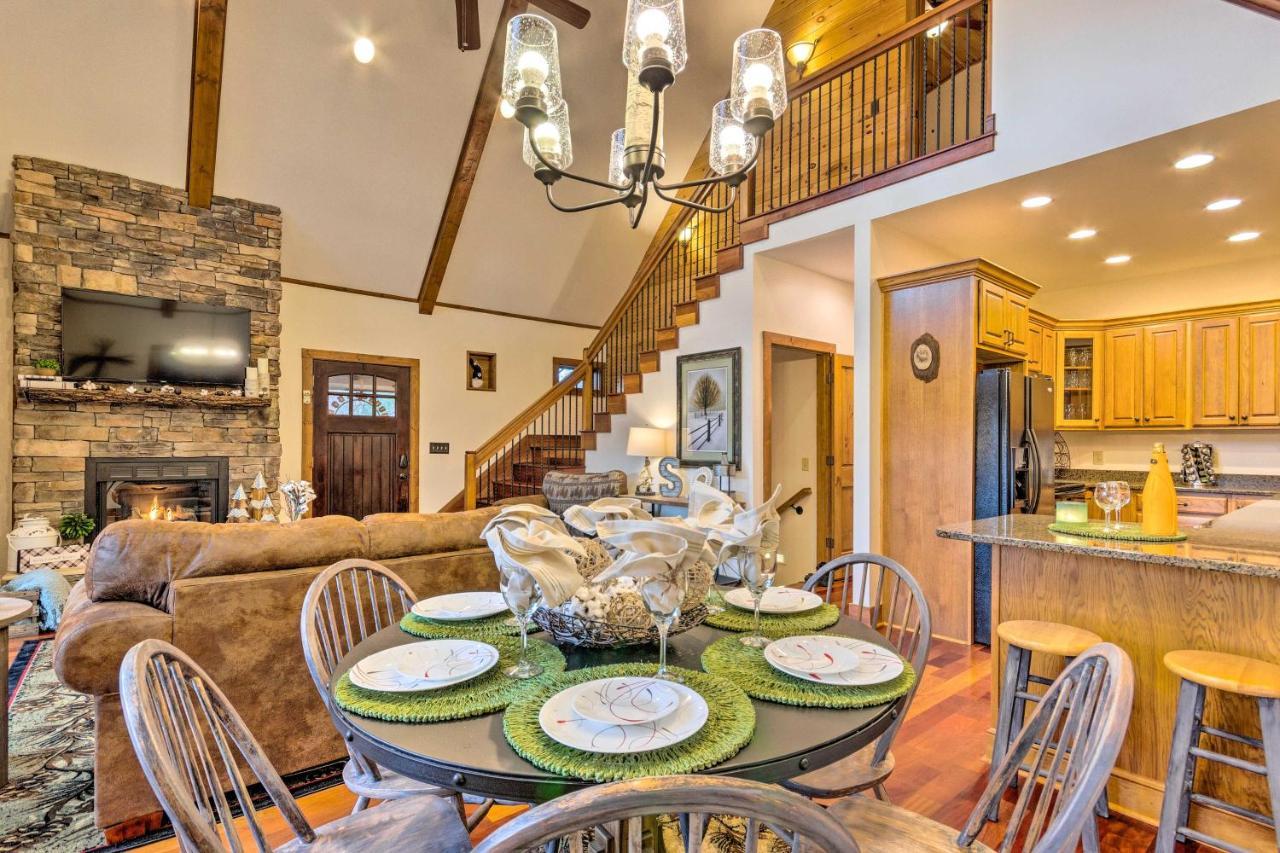 Mountain Cabin With Fire Pit, Walk To Golf And Fishing Вилас Экстерьер фото